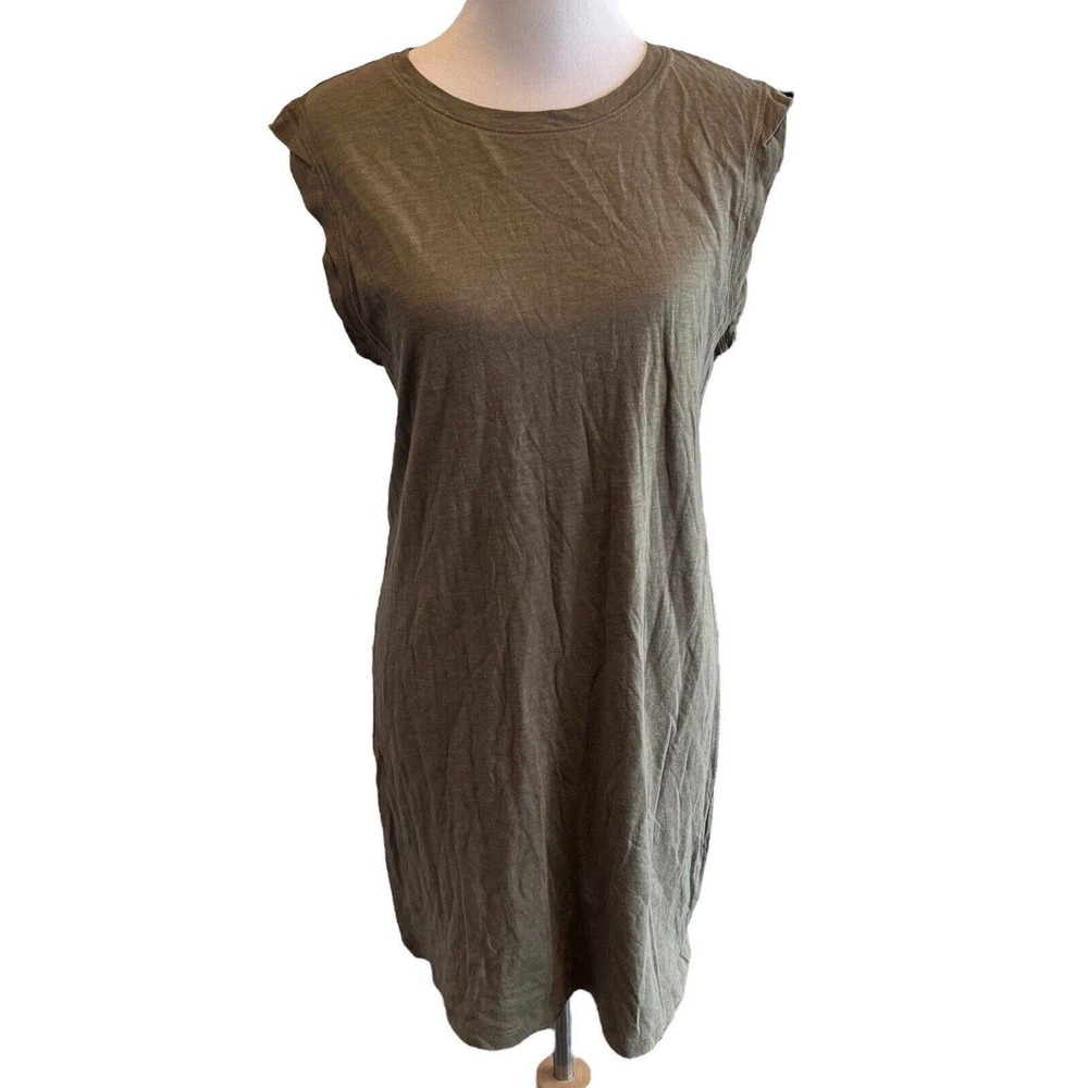 Sanctuary Womens Wear Easy Way Sleeveless Crewneck Shirt Dress Medium